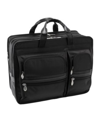 Clinton, 17" Patented Detachable -Wheeled Laptop Briefcase