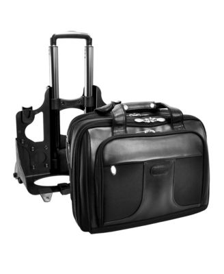 Chicago, 15" Patented Detachable -Wheeled Laptop Briefcase