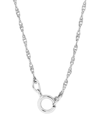 Turquoise Pendant 18" Necklace in Sterling Silver with 12K Rose and Green Gold