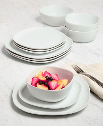 The Cellar Whiteware 20 oz. Square Cereal Bowl, Created for Macy's - Macy's