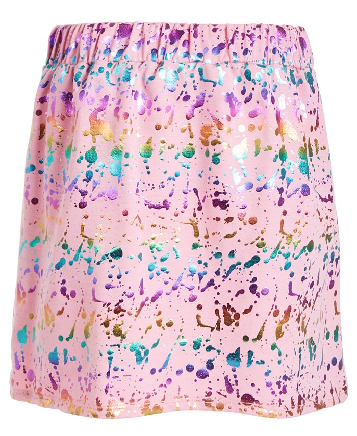 Belle Du Jour Big Girls Paint Splatter Skirt Macy's