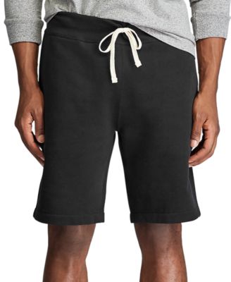 black polo sweat shorts