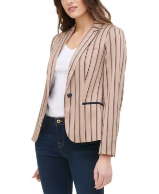 tommy hilfiger elbow patch blazer