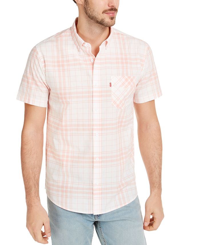 Levi's Men's Button-Down Plaid Shirt - Macy's
