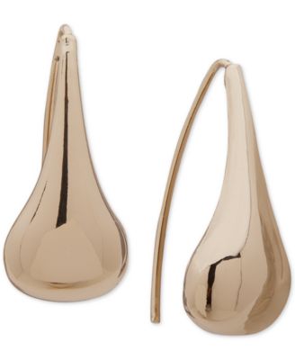 Anne Klein - Gold-Tone Teardrop Threader Earrings