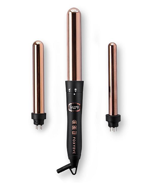 FoxyBae 3-in-1 Curling Wand Set & Reviews - Beauty - Macy's