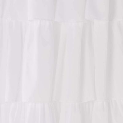 Carnival Pleated Layers Light Filtering Rod Pocket Curtain Panel Pair, Airy & Breathable, 80" W x 84" L
