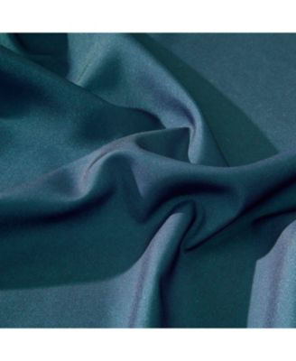 Ombre Darkening Curtains, Curtains for Living Room and Bedroom Black 40" W x 84" L Set of 2 Machine Washable Blackout Curtain