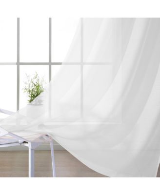 Malibu Linen Look Sheer Grommet Window Panel