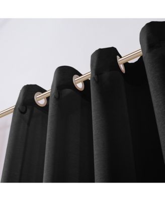 Malibu Linen Look Sheer Grommet Window Panel, 110" x 84"