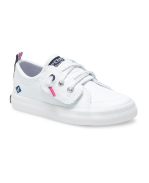 image of Sperry Toddler and Little Girl Crest Vibe Junior Sneaker