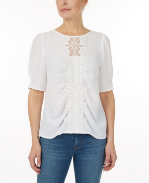 image of Laundry by Shelli Segal Top with lace