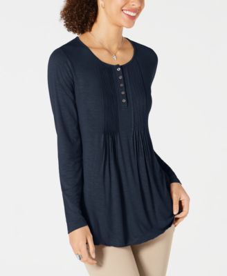 macys womens long sleeve tops