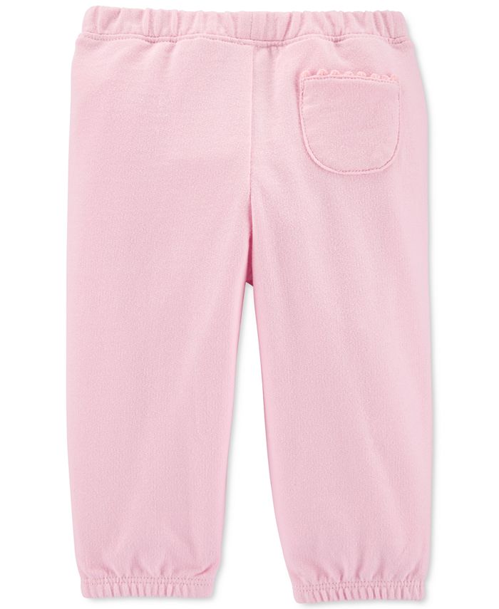Carter's Baby Girls PullOn Cotton French Terry Pants Macy's