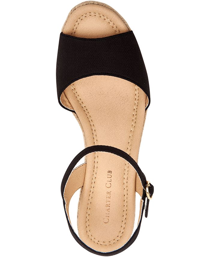 Charter Club Luchia Platform Wedge Sandals, Created for Macy's Macy's