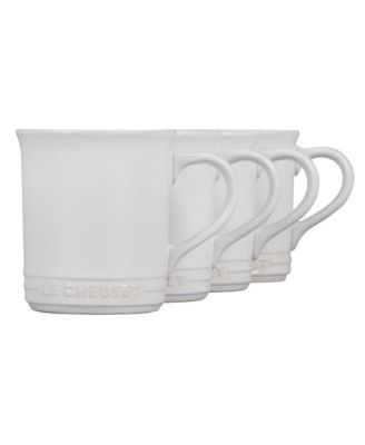14 oz. Stoneware Set of Four Coffee Mugs