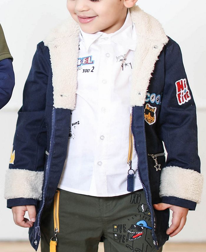 Baby boy sherpa jacket store