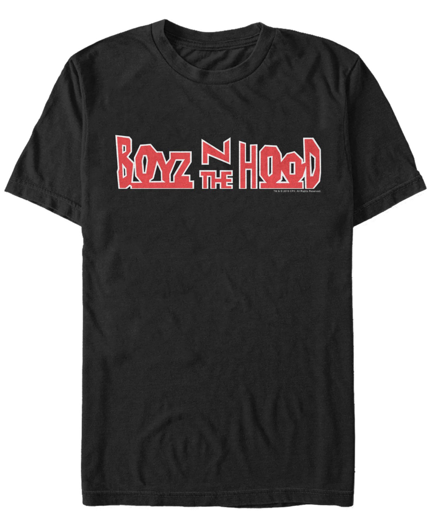 Мужская рубашка Fifth Sun Boys N The Hood Red Movie Logo White Outline Short Sleeve T, цвет: Чёрный — фото 1