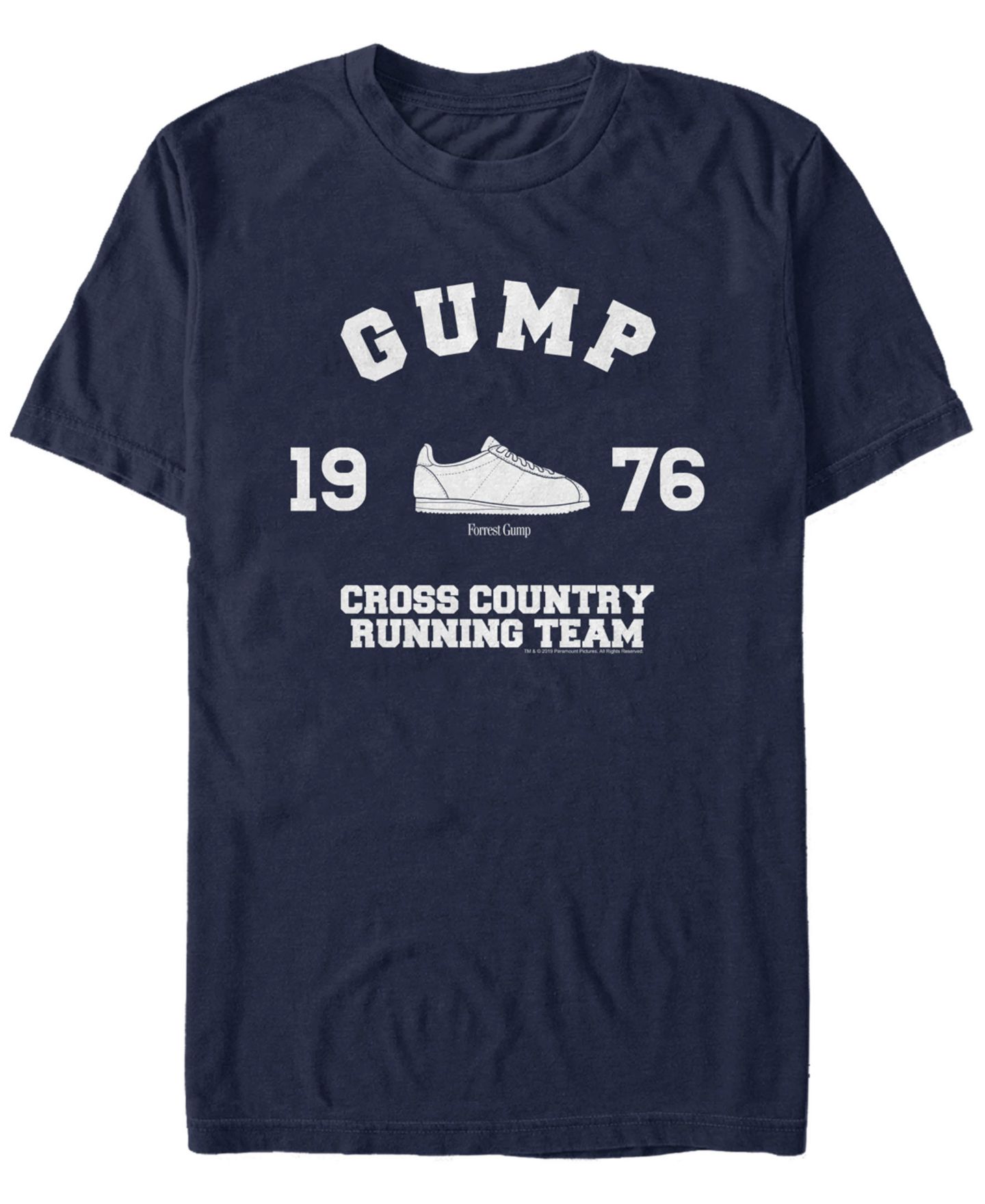 Обувь Fifth Sun Men's Cross Country Running Team Shoe Logo Short Sleeve T- shirt, цвет: Тёмно-синий — фото 1