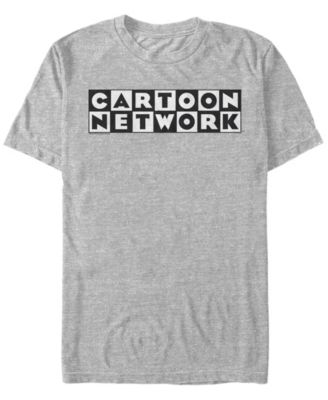 Men's official Cartoon Network Checkered Logo Short Sleeve T- shirt