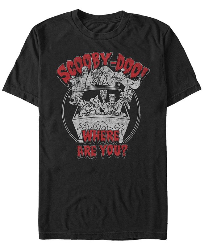 Fifth Sun Scooby-Doo Men's Where Are You Spooky Monster Van Short ...