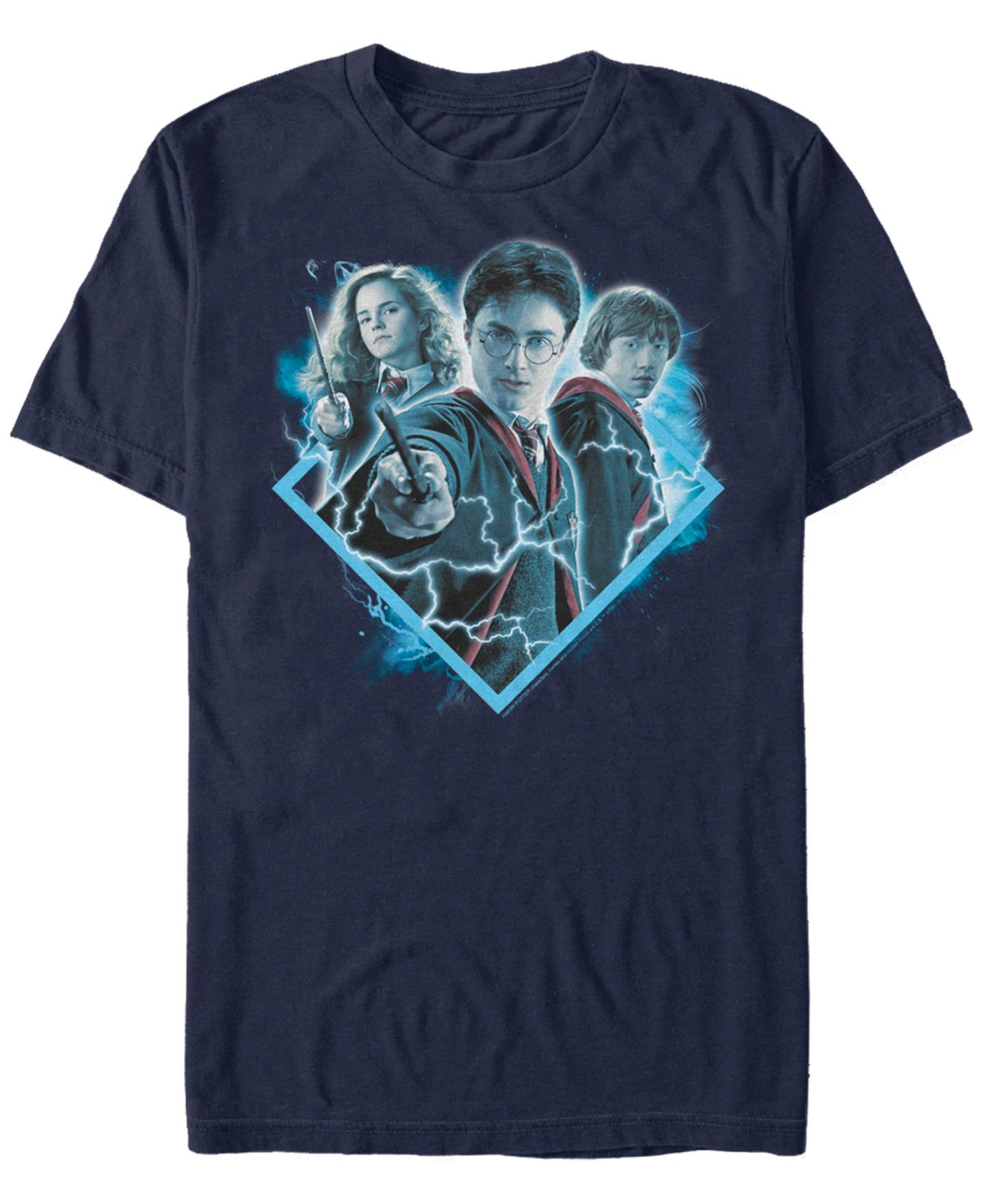 Мужские футболки Fifth Sun Harry Potter Ron Harry Hermione Lightning Trio Short Sleeve — фото 1