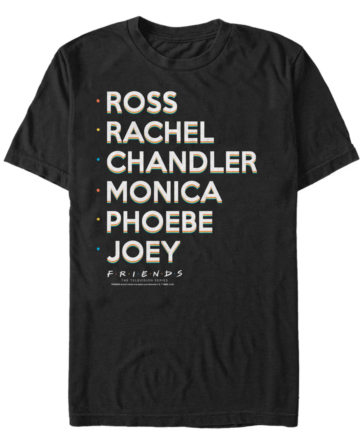 Мужская футболка Fifth Sun Friends Name List Short Sleeve — фото 1