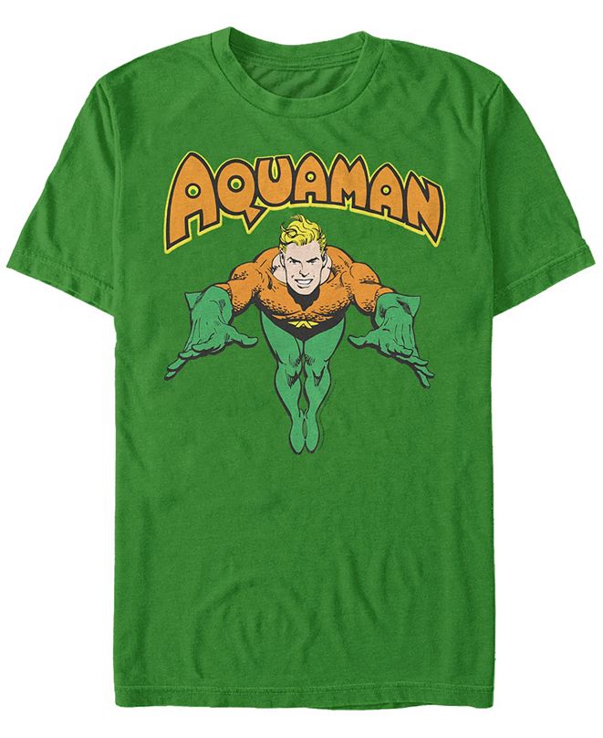 Fifth Sun Dc Men S Aquaman Dive Short Sleeve T Shirt And Reviews T Shirts Men Macy S