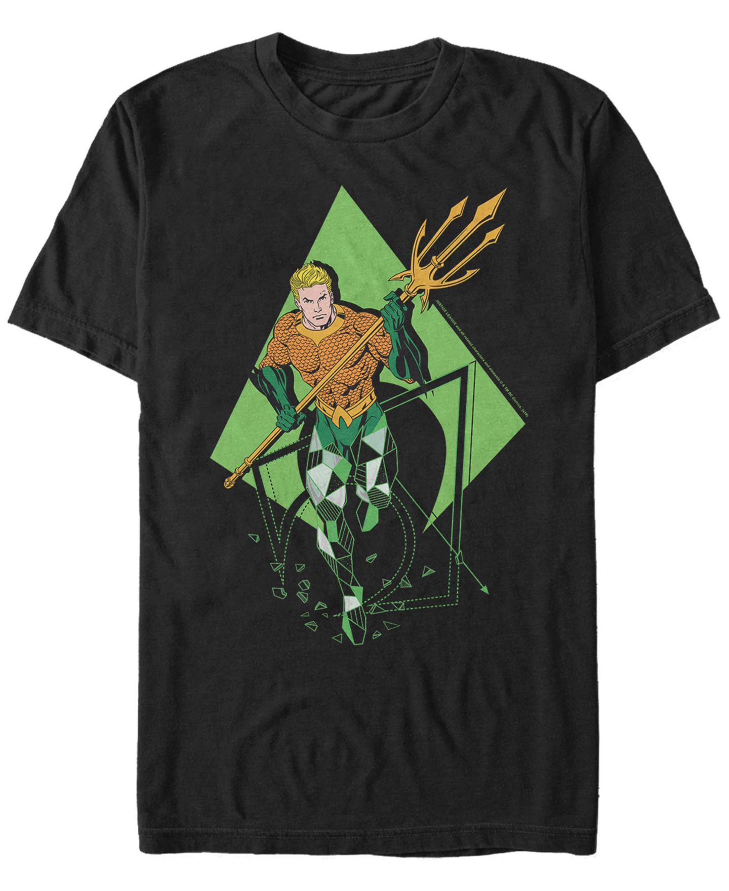 Мужская футболка Fifth Sun DC Aquaman Geometric Running Pose Short Sleeve — фото 1