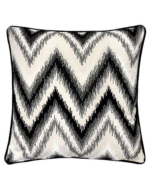 Series Zig Zag Liner Velvet Large Sofa Couch Pillow