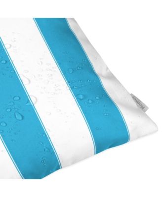 Olivia Stripe Indoor/Outdoor 2-Pack Decorative Pillows, 20" x 20"