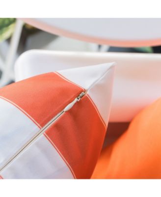 Olivia Stripe Indoor/Outdoor Decorative Pillow, 12" x 20"