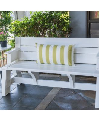 Olivia Stripe Indoor/Outdoor Decorative Pillow, 12" x 20"