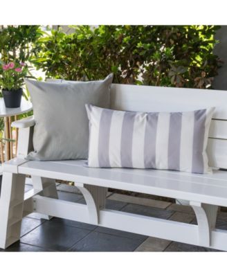 Olivia Stripe Indoor/Outdoor Decorative Pillow, 12" x 20"