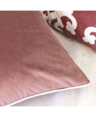 Homey Cozy Skylar Velvet Decorative Pillow, 20" x 20"