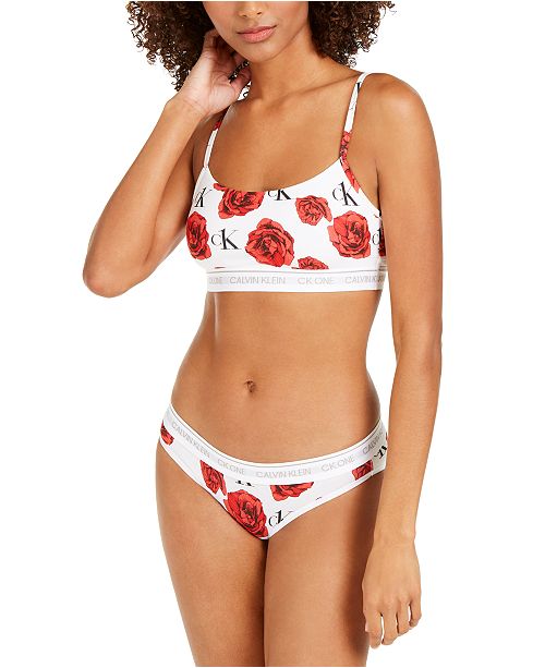 Calvin Klein Ck One Cotton Bralette Bikini Reviews Bras
