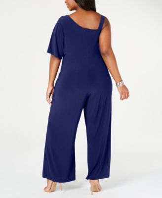r&m richards one shoulder jumpsuit