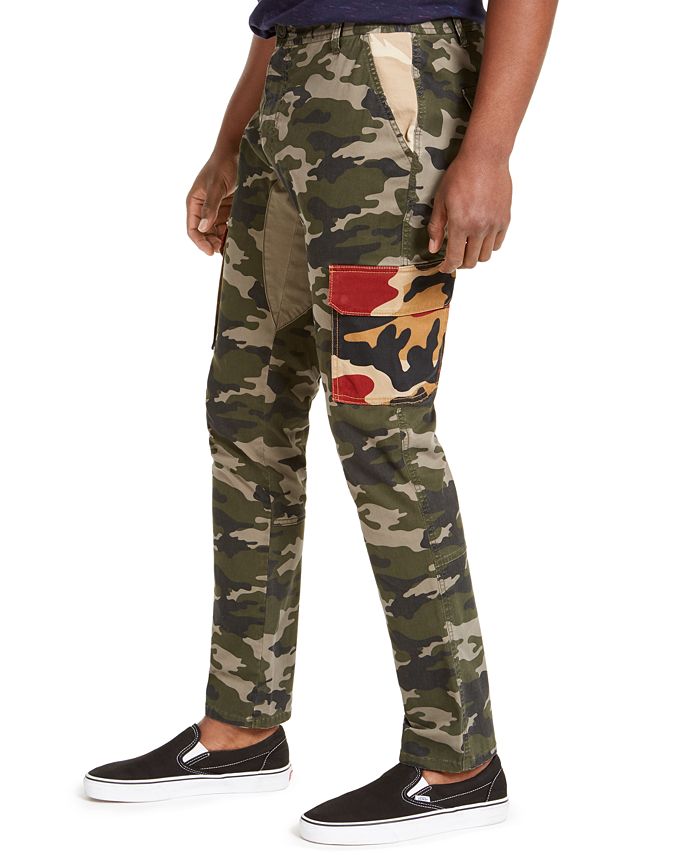 Sun + Stone Men's Surplus Camo Cargo Pants, Created for Macy's - Macy's