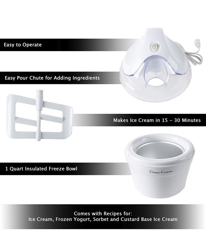 Classic Cuisine Ice Cream Maker Macy's