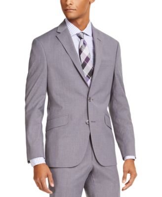 gray tic suit