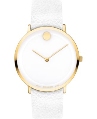 Movado white sale