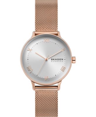 skagen watch rose gold