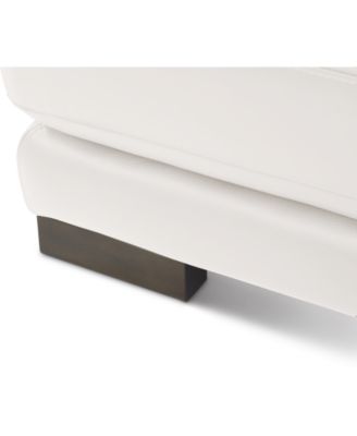 CLOSEOUT! Darrium 5-Pc. Leather Chaise Sectional with Corner Table & Console, Created for Macy's