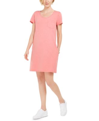 Style & Co One-Pocket T-Shirt Dress, Created for Macy's - Macy's