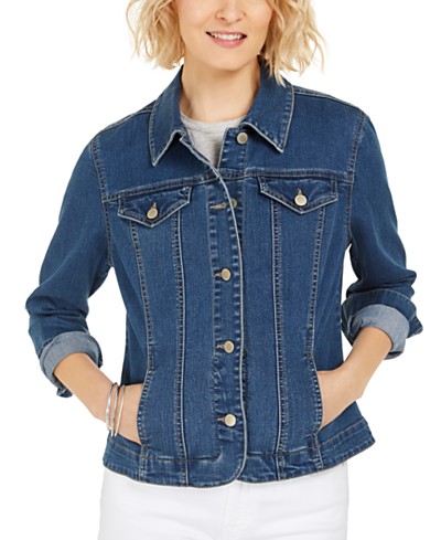 Levi's Women's Original Denim Trucker Jacket & Reviews - Jackets & Blazers  - Women - Macy's