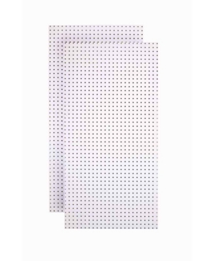 Triton Products Tempered Wood Pegboard Custom Painted Jet Black Heavy Duty Tempered Round Hole Pegboards