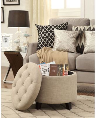Designs4Comfort Round Ottoman