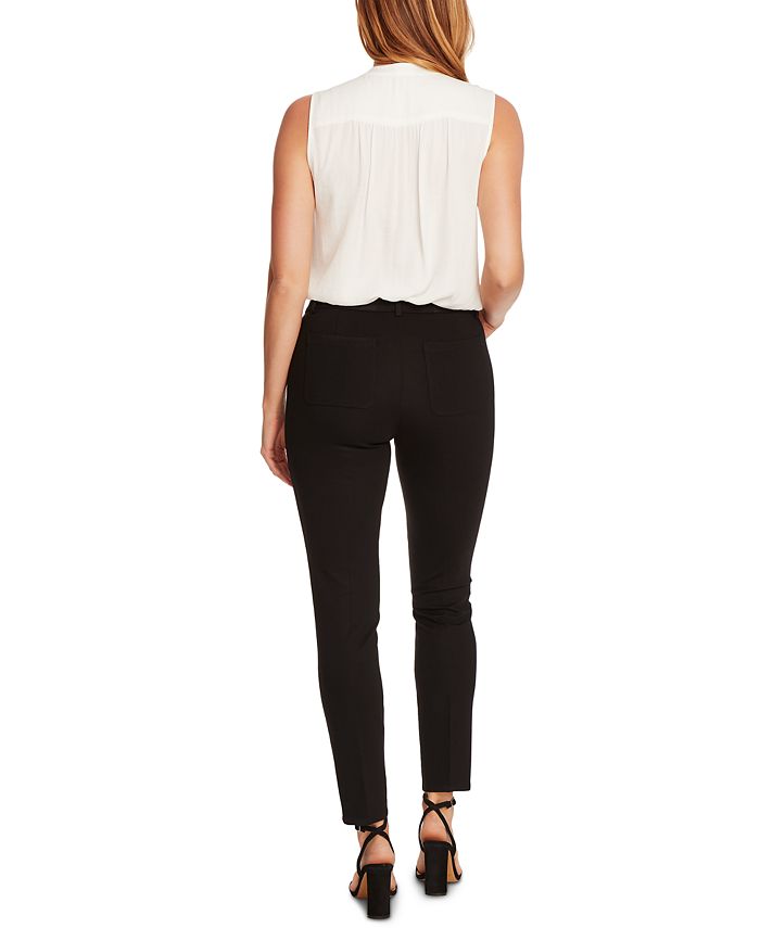 Vince Camuto Straight-Leg Ponte Ankle Pants - Macy's