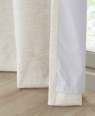 CLOSEOUT! Como Faux Silk Total Blackout Curtain Collection