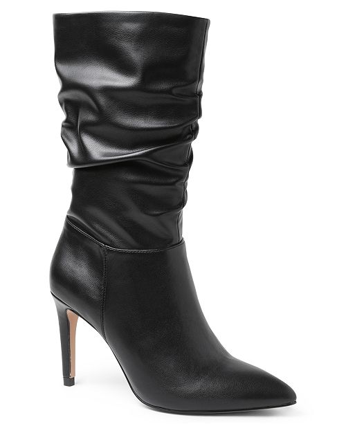 slouchy dress boots